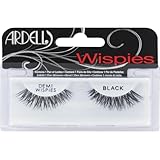 ARDELL Invisibands Demi Wispies, Wimpern aus Echthaar, schwarz, black (ohne Wimpernkleber) ultraleicht, flexibel und...