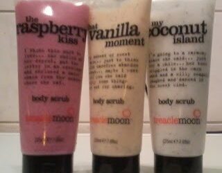 (EXKLUSIV) treaclemoon the raspberry kiss / that vanilla moment / my coconut island body scrub