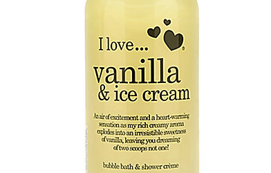 i ♥ cosmetics... Vanilla & Ice Cream bubble bath & shower créme