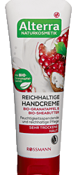 Alterra Reichhaltige Handcreme Bio-Granatapfel und Bio-Sheabutter