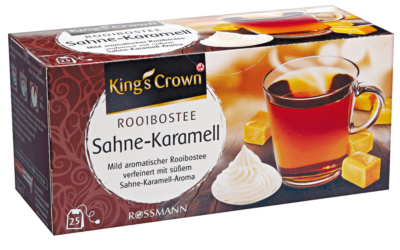 King's Crown Rooibos-Tee Sahne-Karamell