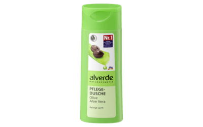 alverde Pflegedusche Olive & Aloe Vera