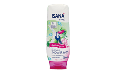 ISANA Young Bodymilk Shower & Go Tropic