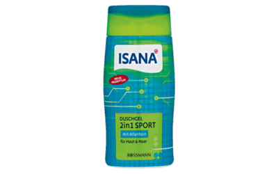 ISANA Duschgel 2in1 Sport mit Allantoin