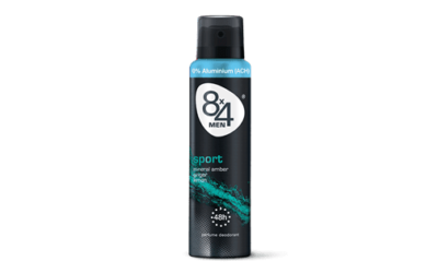 8x4 for Men Deospray Sport & Urban Spirit