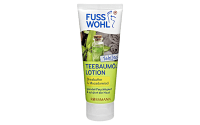 Fusswohl Wellness Teebaumöl Lotion