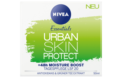 NIVEA Essentials Urban Skin Protect Tagespflege LSF20 & Urban Skin Detox Gel-Nachtpflege