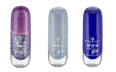 essence shine last & go! gel nail polish 23 party time!, 29 zero to hero, 31 electriiiiiic