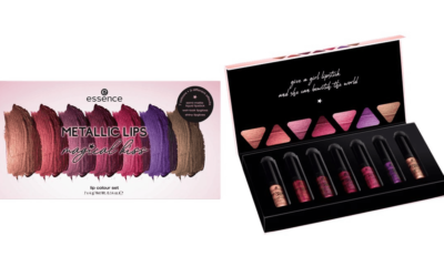 essence metallic lips magical kiss lip colour set