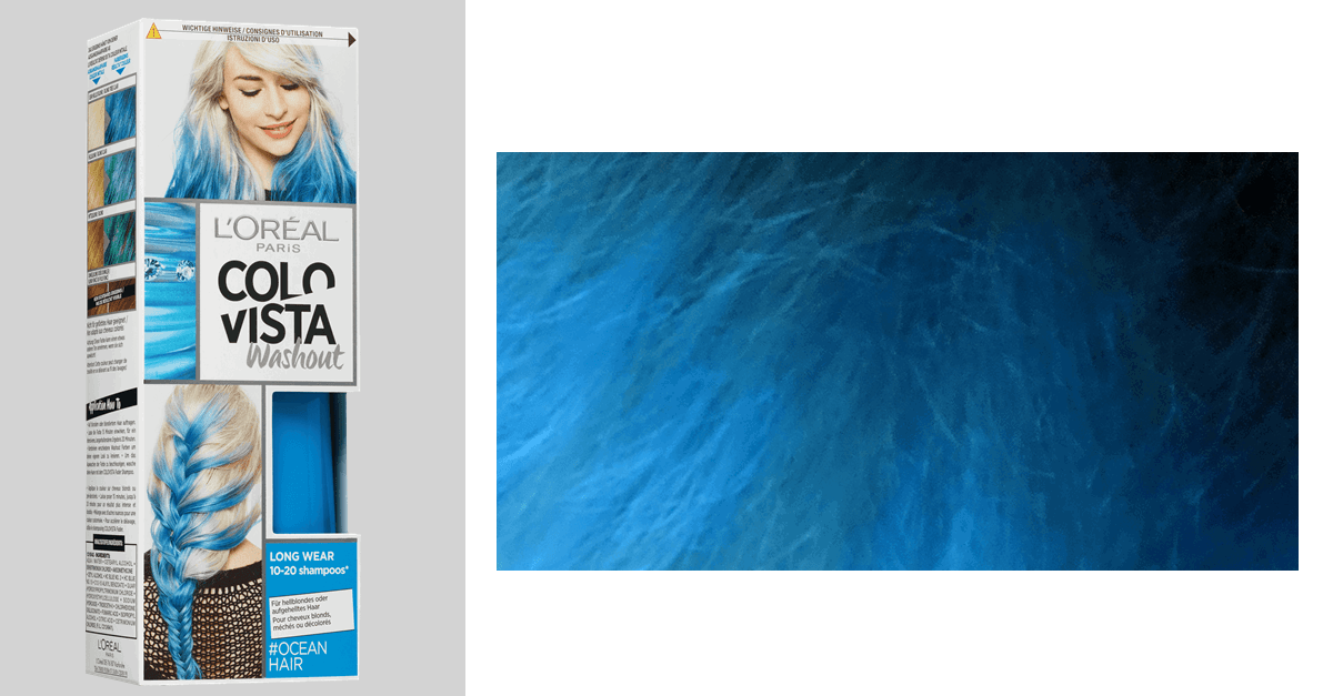 L’Oréal Paris COLOVISTA Washout #OCEANHAIR