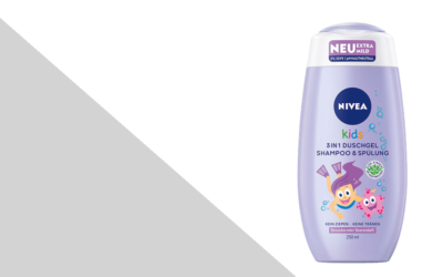 NIVEA 3in1 Kids Duschgel, Shampoo, Spülung Beerenduft