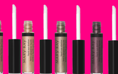 Mary Kay liquid eyeshadow Light Beam, Pink Starlight, Meteor Shower und Purple Nova