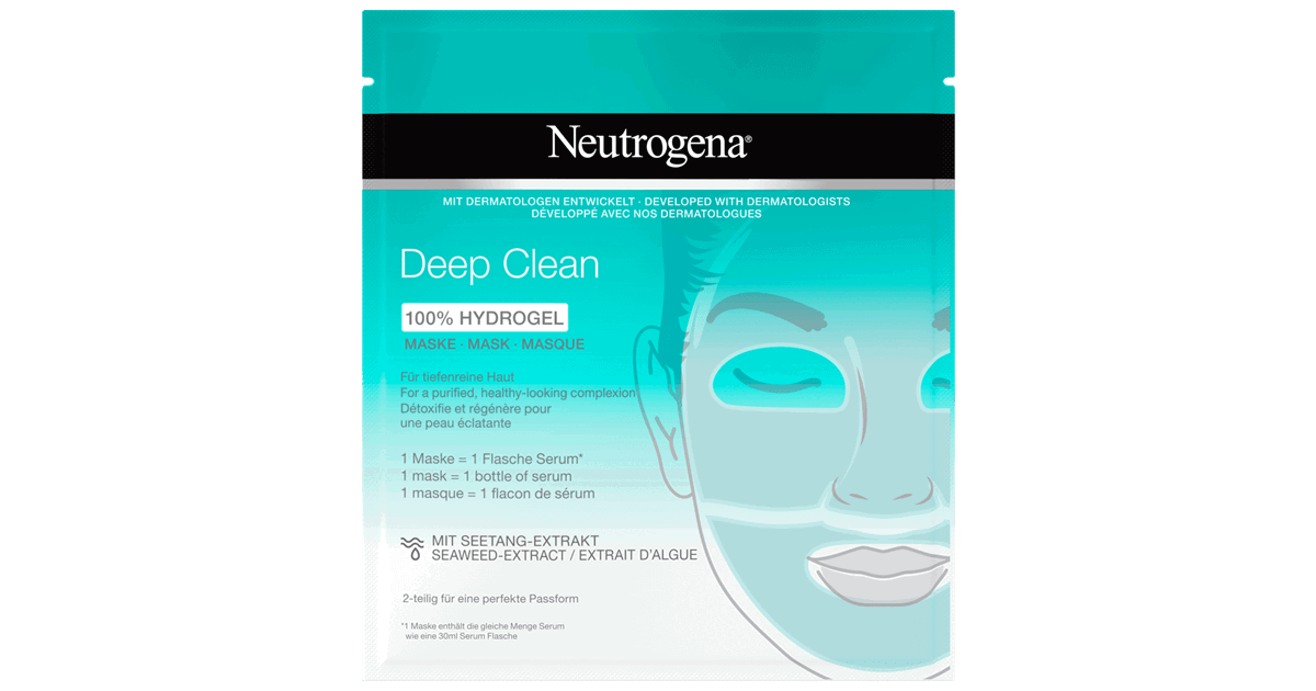 Neutrogena Deep Clean 100% Hydrogel Maske