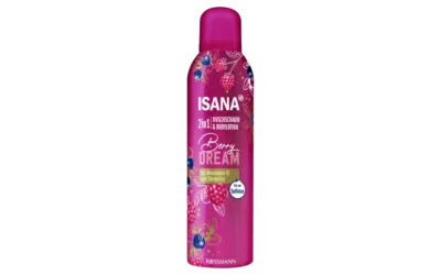 ISANA 2in1 Duschschaum & Bodylotion Berry Dream