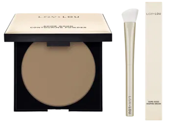 L.O.V x LOU Some Good Contouring Powder & Good Shaping Brush