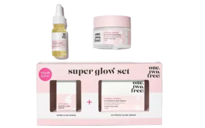 one.two.free! Get that GLOW, girl! super glow set