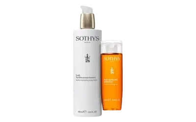 SOTHYS cleansing shower oil und hydra-nourishing body lotion