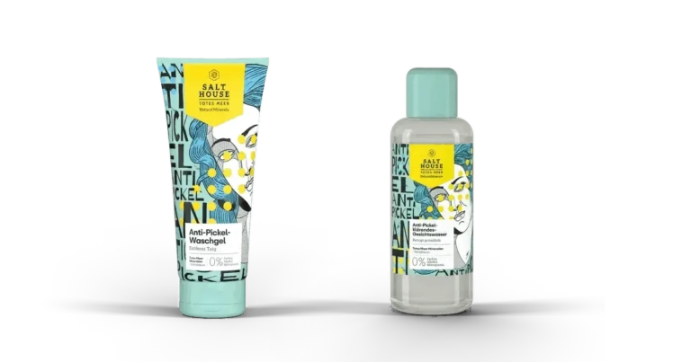 Salthouse Natural Minerals Anti Pickel Waschgel und Klärendes Gesichtswasser