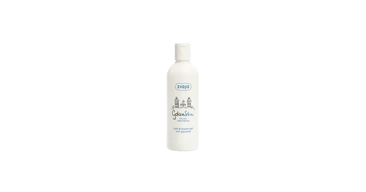 ziaja Gdanskin dry skin water balance face & shower gel
