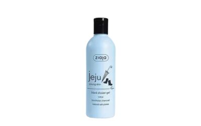 ziaja jeju young skin black shower gel