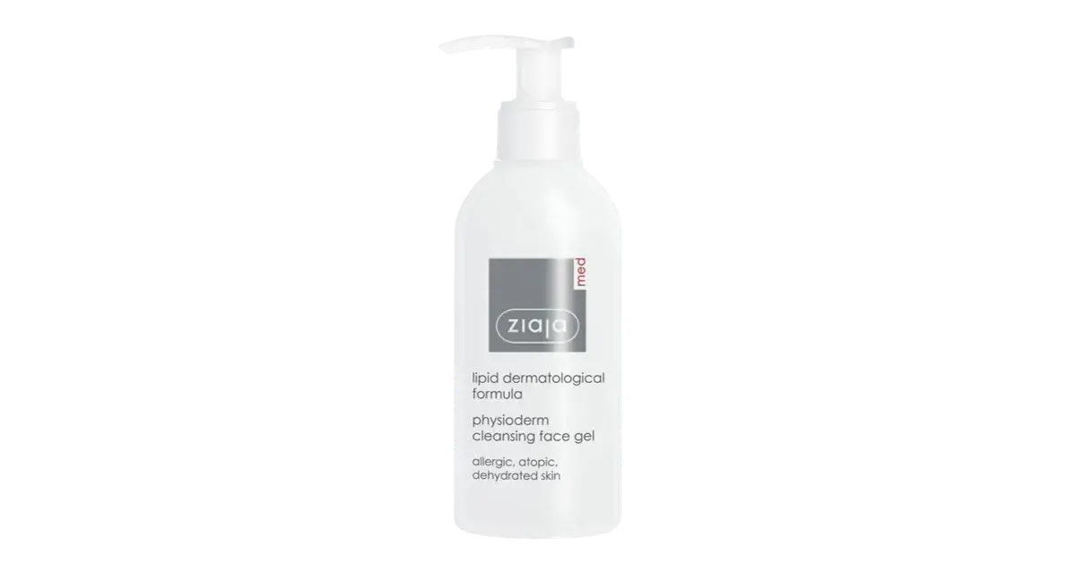 ziaja med physioderm cleansing face gel