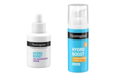 Neutrogena® launcht das Hydro Boost 10% Niacinamide Serum und das Hydro Boost Hydrating Fluid LSF 50 | Presse