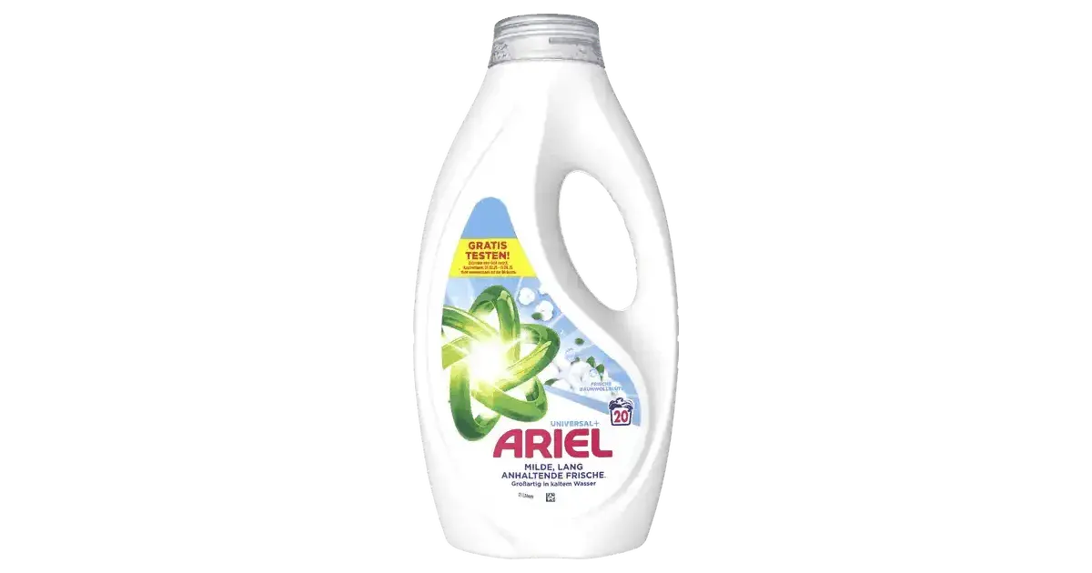 arielfrischebaumwollblüteuniversalwaschmittel Ariel Universalwaschmittel Frische Baumwollblüte