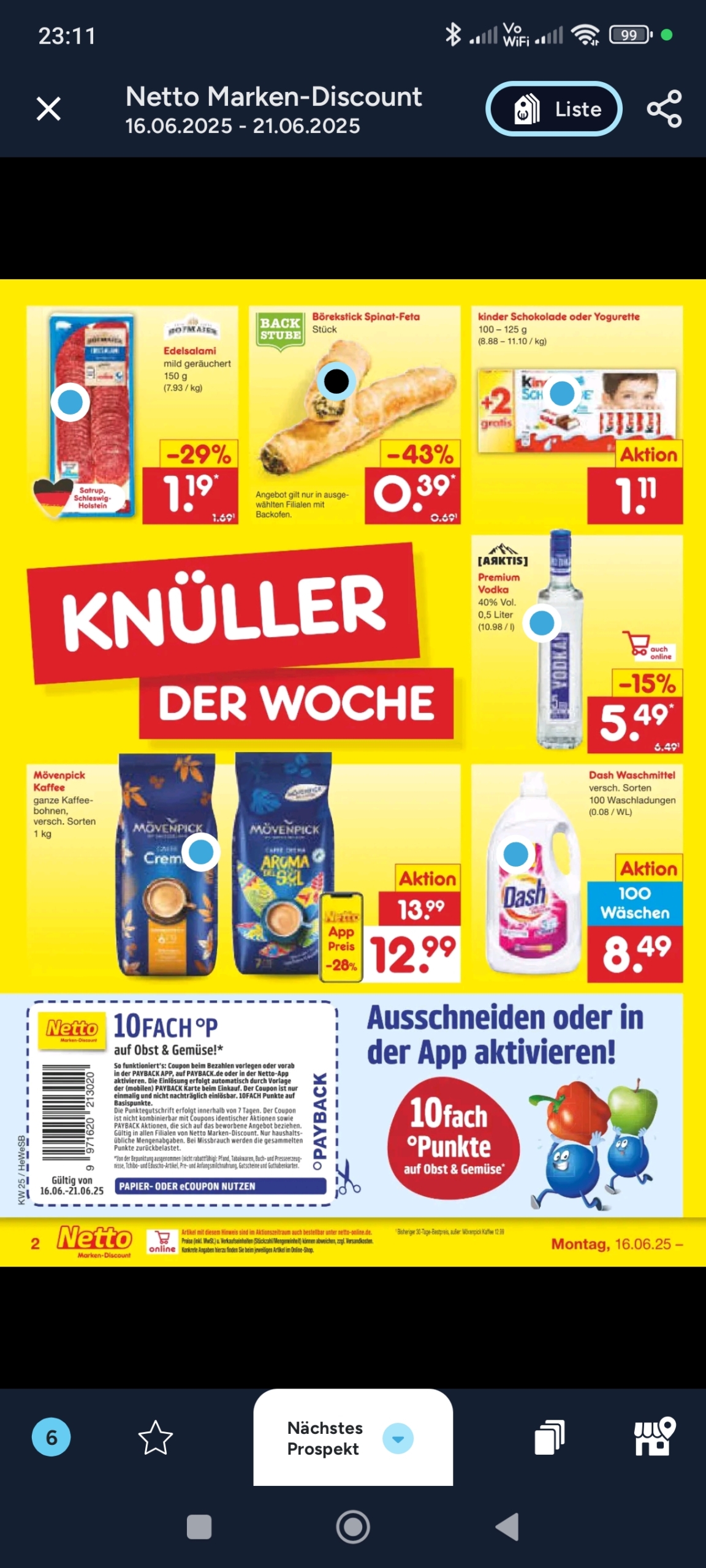 Screenshot Netto plus App