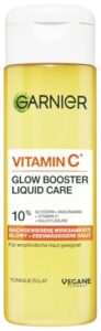 Garnier Vitamin C Glow Booster Liquid Care Gesichtsfluid, Toner mit Niacinamid & Salicylsäure für strahlenden & ebenmäßigen Teint, sofortiger Feuchtigkeits-Boost, vegan, 120ml