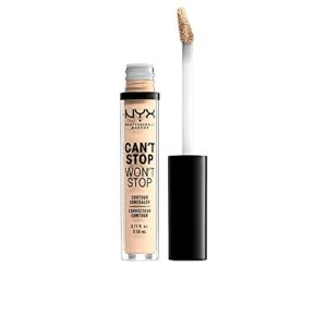 NYX Professional Makeup Can't Stop Won't Stop Contour Concealer - wasserfester flüssiger Abdeckstift, Kaschieren & Highlighten, 3, 5 ml, CSWSC01 Pale