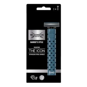 WILKINSON SWORD - THE ICON Rasierer | 5 Klingen Rasierer mit Designer Handle | diamantbeschichte Klingen