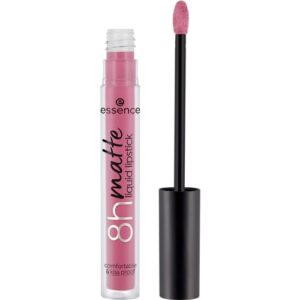 essence 8h matte liquid lipstick, Nr. 05, Pink, langanhaltend, mattierend, schnelltrocknend, matt, vegan, wasserfest, ölfrei, ohne Alkohol, 3er Pack (3x2.5ml)