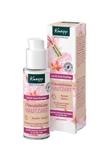 Kneipp Sensitiv Leichte Gesichtspflege Mandelblüten Hautzart - 24h Feuchtigkeit mit reichhaltiger Sheabutter, Mandelöl & Vitamin E - natürlicher Pflegeöl-Komplex - trockene & sensible Haut - 50ml