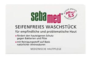 sebamed Seifenfreies Waschstück 150 gr, Vitamin E sowie hautglättendes Panthenol verleihen neben Sauberkeit und Frische ein angenehm glattes Hautgefühl