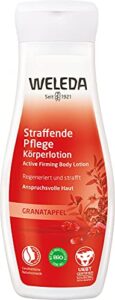 WELEDA Bio Granatapfel Bodylotion - Naturkosmetik Körperpflege Lotion mit Sheabutter & Granatapfelsamenöl strafft die Haut. Natürliche Körperlotion zur Pflege von anspruchsvoller Haut (vegan, 200ml)