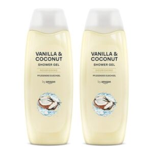 by Amazon Vanille und Kokosnuss Duschgel, 2 x 500ml
