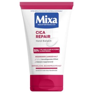 Mixa Cica Repair Hand Balsam, feuchtigkeitsspendende und intensiv reparierende Handcreme, 50 ml