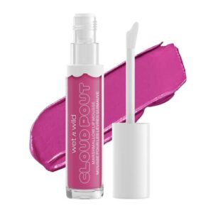 Markwins wet n wild, Cloud Pout Marshmallow Lip Mousse, Matte Liquid Lipstick, Nicht trocknende und langlebige Formel, mit Arganöl, Avocadoöl und Vitamin E, Candy Wasted
