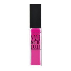 Maybelline New York Vivid Matte Liquid Lippenstift 15 electric pink, 1er Pack (1 x 8 ml)