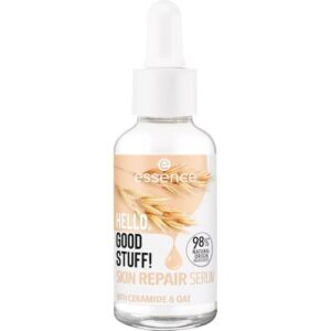 essence HELLO, GOOD STUFF! SKIN REPAIR SERUM, Gesichtsserum, Weiss, pflegend, reparierend, transluzent, vegan, ölfrei, ohne Parabene, ohne Mikroplastikpartikel, 1er Pack (30ml)