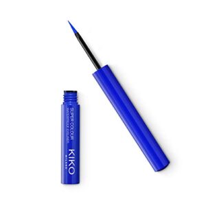 KIKO Milano Super Colour Waterproof Eyeliner 06 | Wasserfester, Besonders Deckender, Farbiger Flüssig-Eyeliner