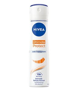 NIVEA Ultimate Protect Deo Spray (150 ml), Anti-Transpirant schützt vor allen Arten des Schwitzens, für stressige und schweißtreibende Situationen
